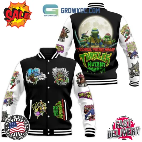 Teenage Mutant Ninja Turtles Mutant Mayhem Baseball Jacket