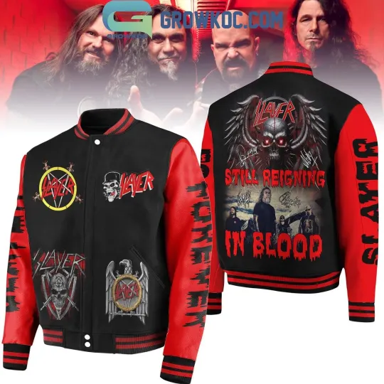 Discover SALE!! Slayer Still Reigning In Blood Baseball Jacket
