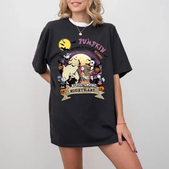 Discover Pumpkin World Tour King T-Shirt, Disney Halloween 2025