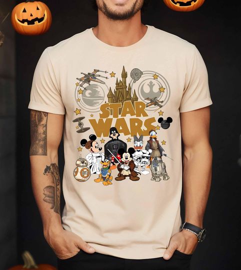 Discover Star Wars Mickey And Friends Shirt, Disney Mickey Han Solo T-Shirt