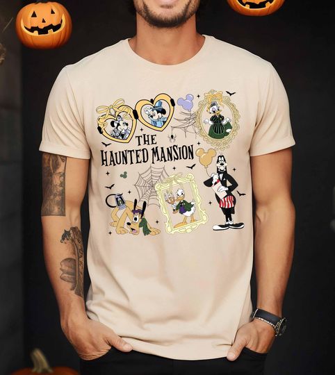 Discover Retro The Haunted Mansion Shirt, Coquette Ribbon Magic Heart Mirror Shirt