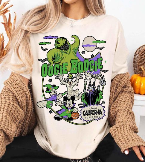 Discover Mickey and Friends Boogie Man Shirt, Halloween Boogie T-Shirt