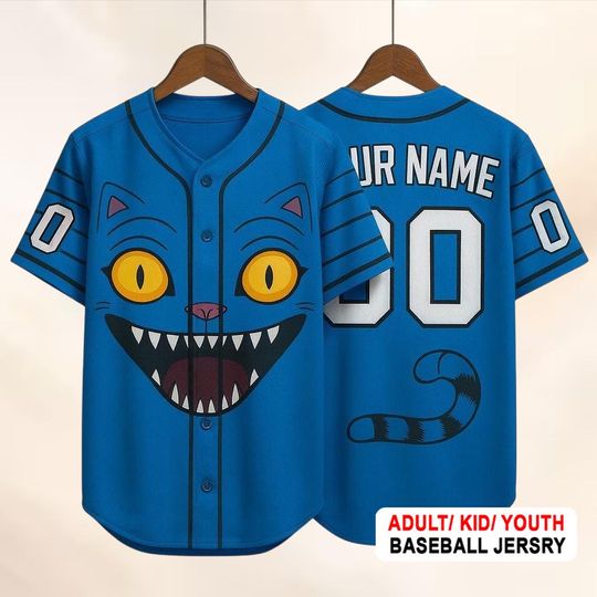 Kpop Demon Hunters Halloween Baseball Jersey, Derpy Tiger Cosplay Outfit