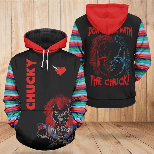 Discover Halloween Chucky Horror T-Shirt, Chucky Childs Play Hoodie, Scary Movie Sweatshirt, Bride Of Chucky Shirt, Good Guy Unisex Tee