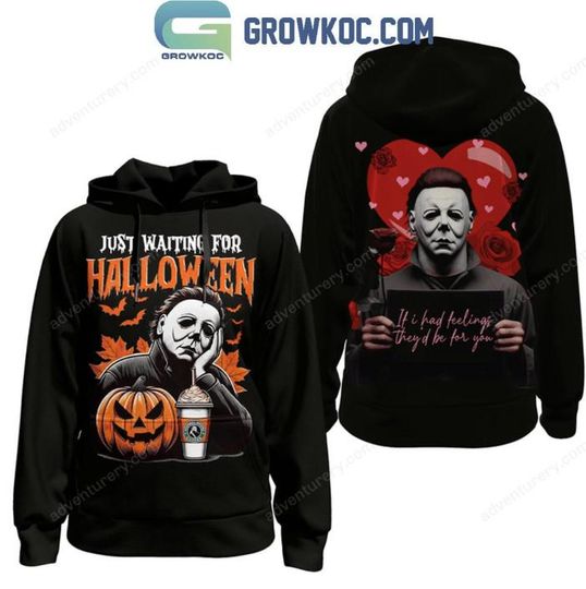 Michael Myers Starbucks Just Waiting For Halloween Hoodie T-Shirt
