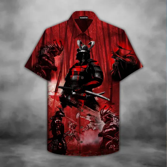 Discover Samurai Combat Hawaiian Shirt