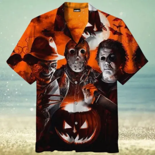 Discover Scary Halloween Hawaiian Shirt