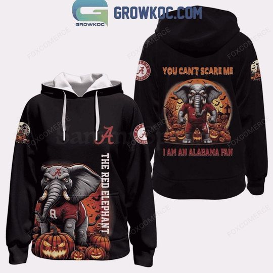 Discover Albm Crimson Tide You Cant Scare Me In Halloween 3D Hoodie T-Shirt