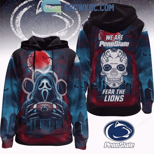 Penn State Nittany Lions Halloween Ghost 3D Hoodie Shirt