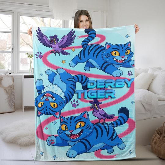 Discover Kpop Demon Hunters Custom Blanket, Kpop Fun Gift, Cozy K-Pop Demon Hunters Huntrix Blanket