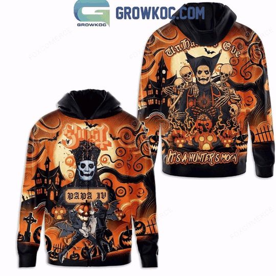 Discover Ghost Halloween Hunters Moon 3D Hoodie T-Shirt