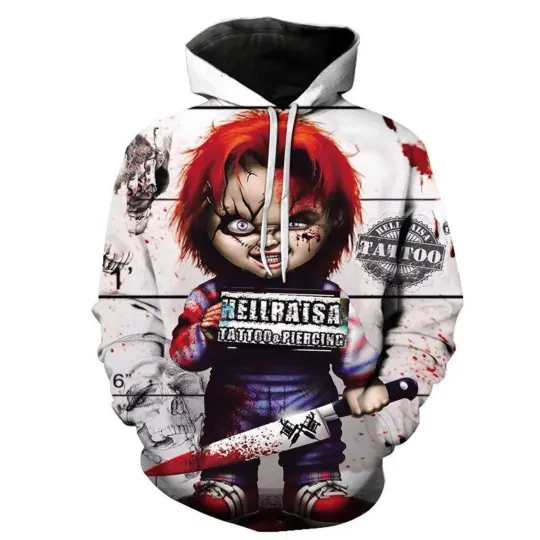 Discover Chucky hoodie high quality hoodie hooded