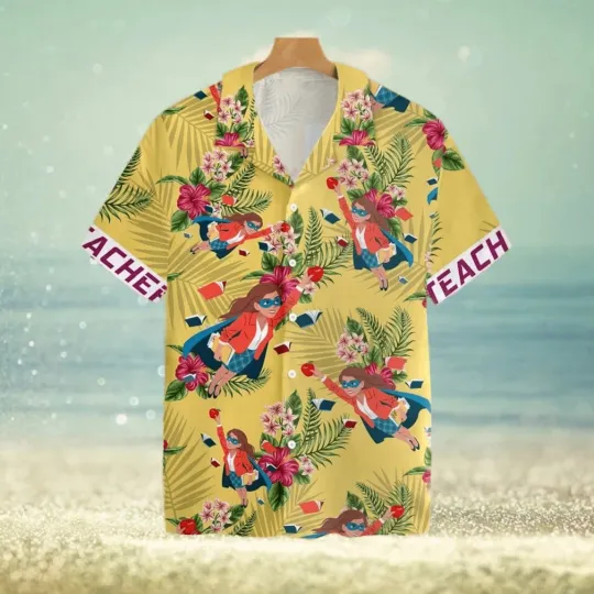 Discover Teacher Tropical Hawaiian Shirt For Men And Women