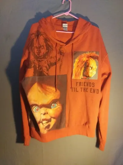 Chucky Child's Play Pullover Hoodie Hooded Sweatshirt Halloween Horror Y2K