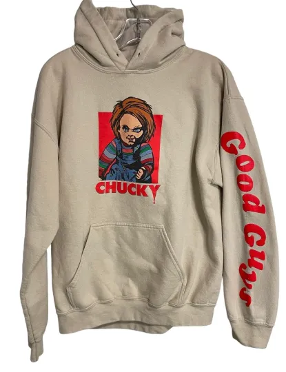 Discover Universal City Studios CHUCKY “Good Guys” Hooded Sweatshirt Hoodie Sz Medium