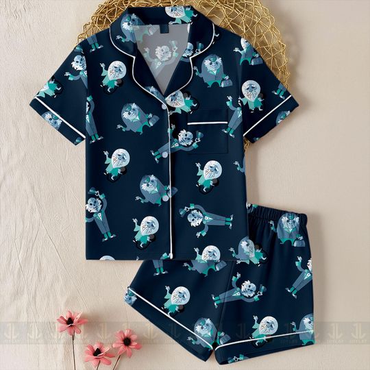 The Haunted Mansion Foolish Mortals Unisex Pajamas Set
