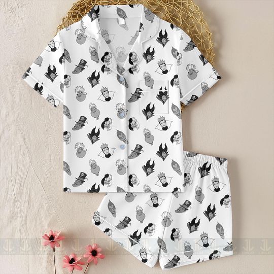 Disney Villains Maleficent Ursula Pajamas Set