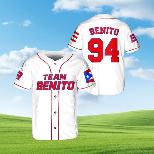 Discover Benito Bowl HalfTime Baseball Jersey, Puerto Rico Football, Boricua Debi Tirar Mas Fotos Inspired, 94 Football Jersey, 94 Team Benito Jersey
