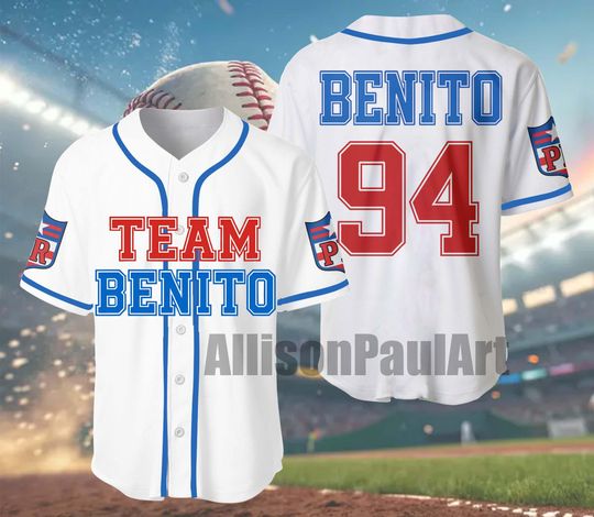 Discover Custom Benito Bowl Baseball Jersey,Puerto Rico Boricua Debi Tirar Mas Fotos Inspired,94 Baseball Jersey, Benito Team, Custum Jersey For Team