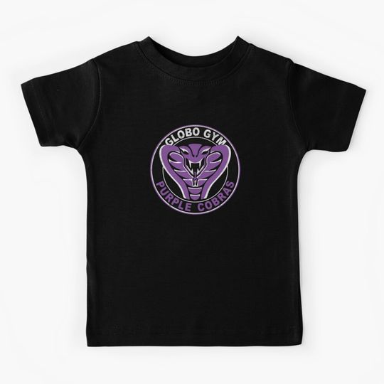 Globo Gym - Purple Cobras vintage logo Kids T-Shirt