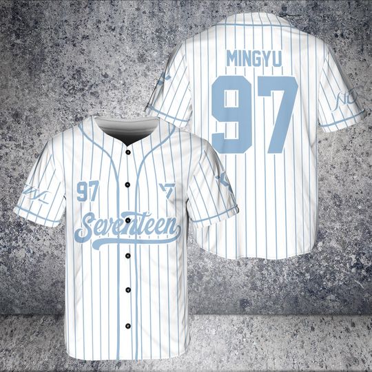 Seventeen Custom Baseball Jersey - The8, Vernon, Woozi World Tour 2025 Merch