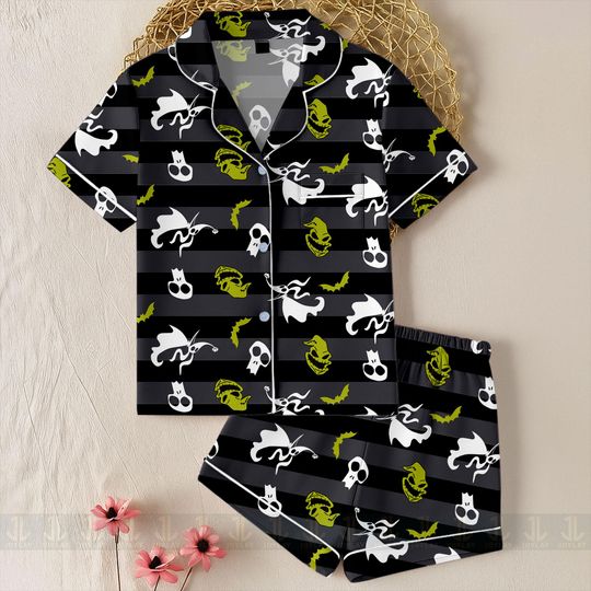 Zero Dog Oogie Boogie Bash Unisex  Pajamas Set, Spooky Season Pajamas