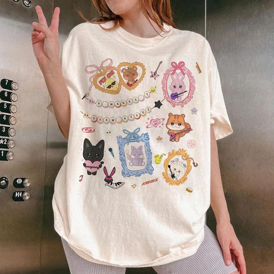 Ateez Retro Aniteez T-Shirt, In Your Fantasy Tour 2025, Hongjoong San Member Tee