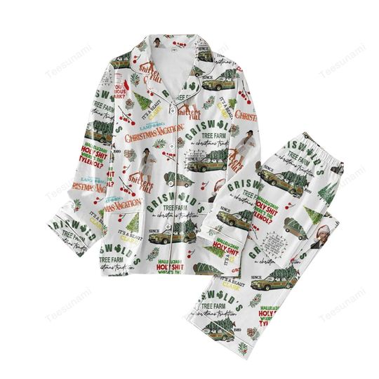 Funny Griswold Christmas Pajama Set  Festive Holiday Sleepwear, Cozy Matching Family Loungewear Gift