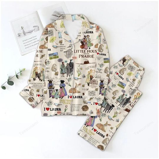 Discover Vintage Prairie Christmas Pajama Set  Rustic Holiday Sleepwear, Cozy Matching Family Loungewear Gift