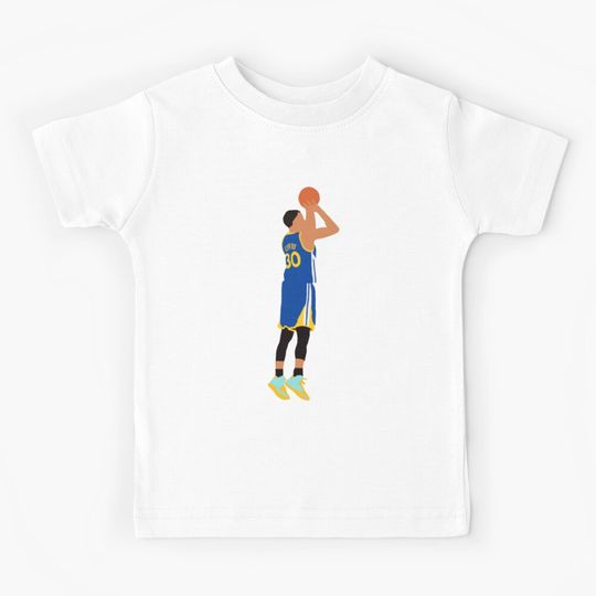 Stephen Curry Jumpshot  Kids T-Shirt
