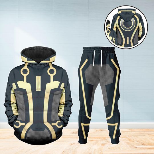 Discover Tron Legacy Cosplay Hoodie, Sam Flynn Shirt, Disney Joggers, Magic Kingdom Shirt, Halloween Costume Hoodie,Roller Coaster Costume Shirt