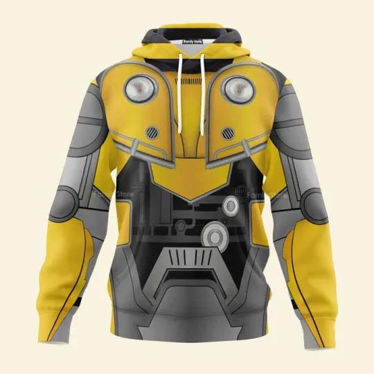 Transformers Bumblebee, For Men And Women, Costume Cosplay Hoodie Sweatshirt Swe