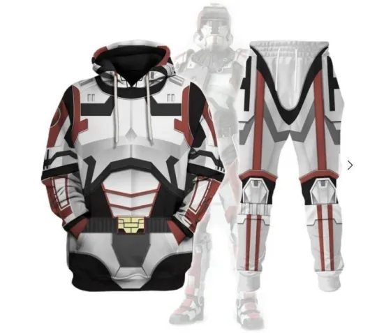 Discover Star Wars Captain Rex Costume Hoodie Sweatshirt Sweatpants