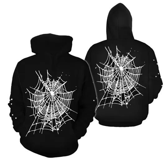 Spider Web Halloween Theme 3D Hoodie All Over Print -