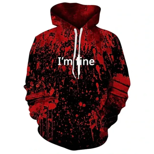 Discover 3d hoodie gift halloween, graphic Blood Hoodie For Men Women 3D hoodie, S-5XL
