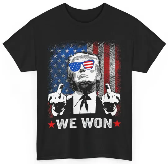 Discover Trump We Won Inauguration 47th US President 2025 Election T-Shirt