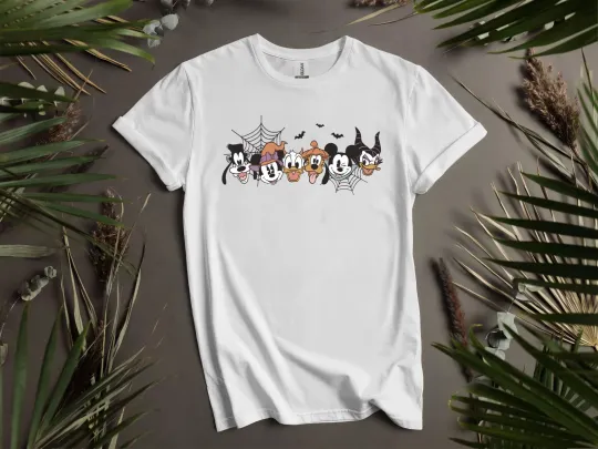 Discover Mickey's Friends Halloween Cosplay T-shirt T shirt Men Women Unisex Tshirt K908