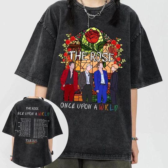 The Rose Once Upon A WRLD Tour Mineral Wash T-Shirt