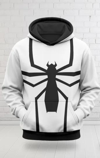 Venom 3D Halloween Costume Hoodie, Superhero Villain Cosplay Costume Sweatshirt