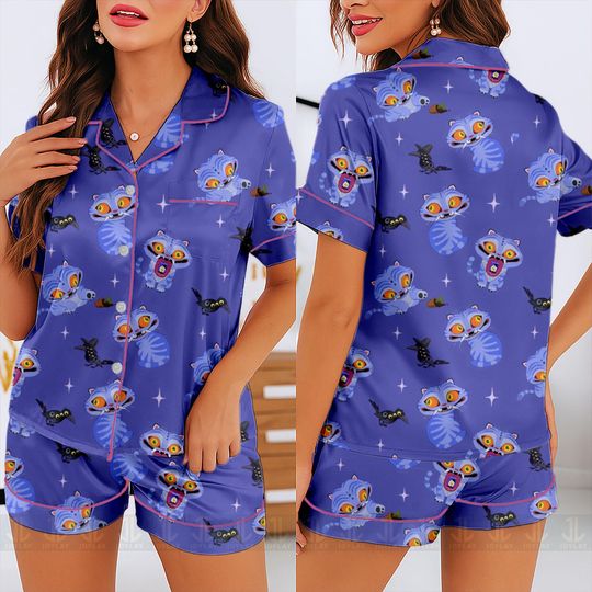 Discover Tiger-Depy Unisex Satin Pajamas Set, Tiger Pajamas Pant, Long Sleeve And Short Styles