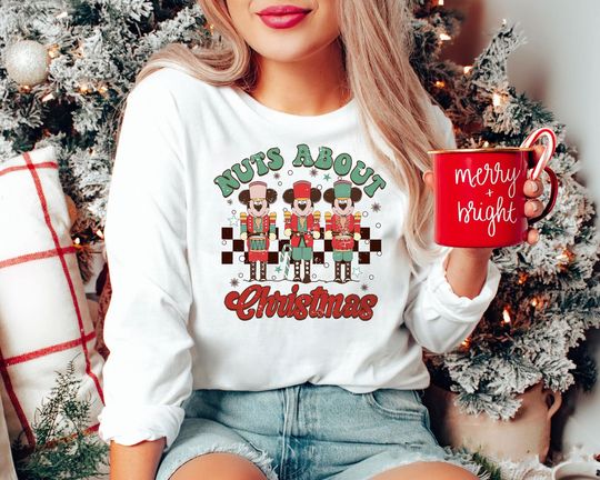 Discover Mickey Mouse Christmas Shirt | Retro Mickey Nutcracker Tee | Vintage Disney Family Matching Xmas 2025 Shirt