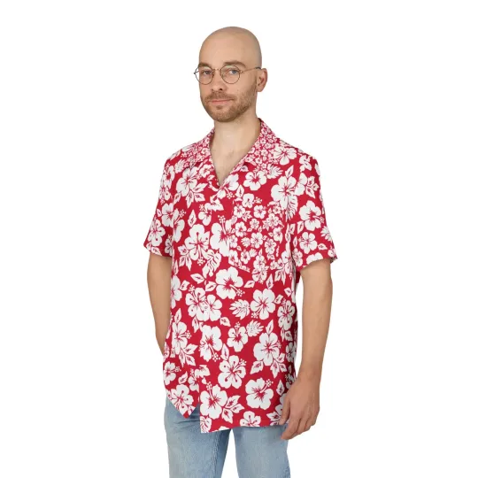 Discover Hawaiian Floral Button-Down Shirt, Summer Fashion