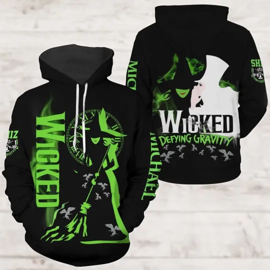 Wicked Broadway Hoodie, Wicked Witch Of The West 3D Hoodie,