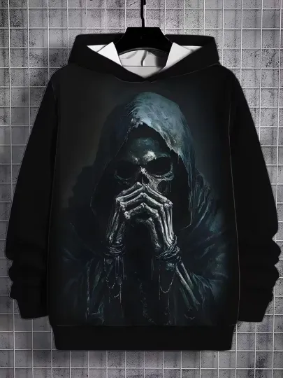 Discover 3D Printed Skull Graphic Halloween - 3D All Over Print Hoodie