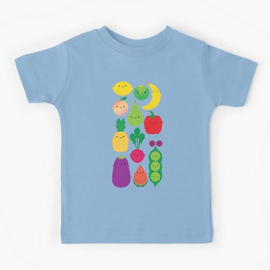Discover 5 A Day Fruit & Vegetables Kids T-Shirt