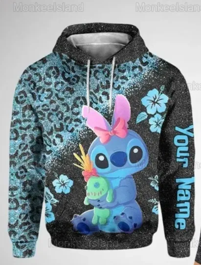 Stitch 3D HOODIE HALLOWEEN GIFT BEST PRICE OVER PRINT CHRISTMAS GIFT1