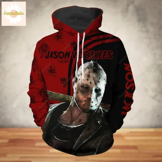 Discover Halloween Jason Voorhees 3D HOODIE Mother Day Gift All Over Print Best Price1