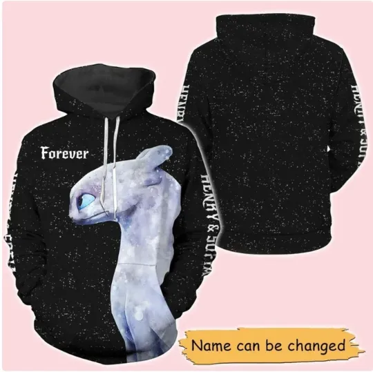 Personalized Jack And Sally 3D HOODIE HALLOWEEN GIFT CHRISTMAS GIFT OVER PRINT