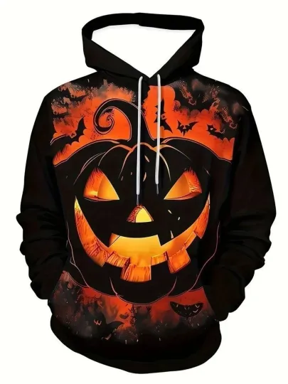 Discover Halloween Pumpkin Hoodie – Spooky Graphic 3D All Over Print