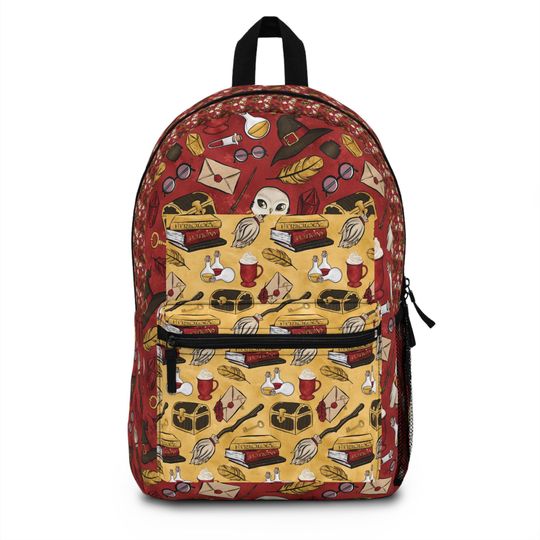 Discover Literary Book Lover Backpack: Whimsical School Laptop Bag